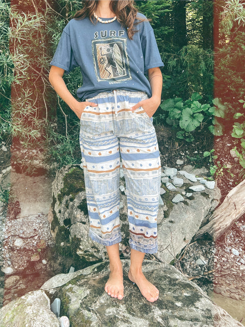vintage summer pants long