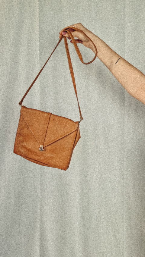 vintage leather envelope bag