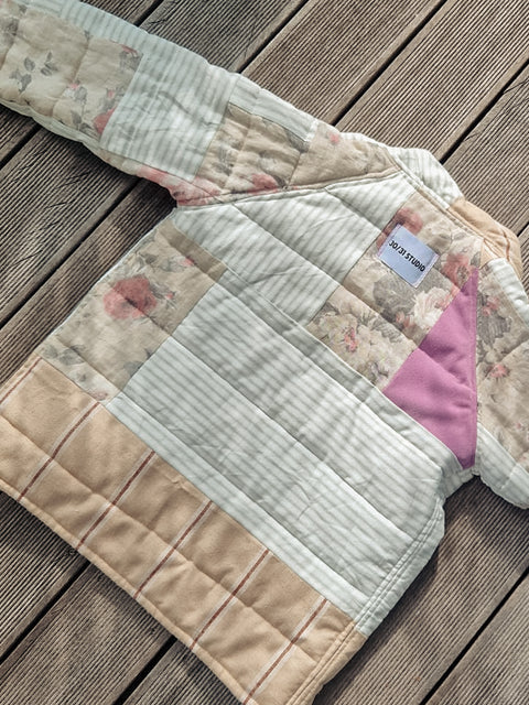 handmade, quilted patchwork jacket