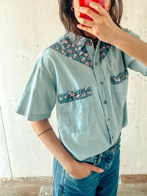 vintage denim shirt full house