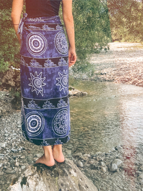 vintage wrap skirt bali