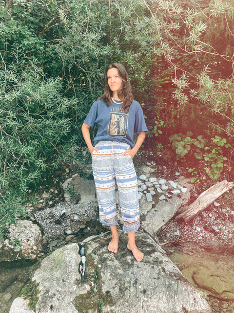 vintage summer pants long