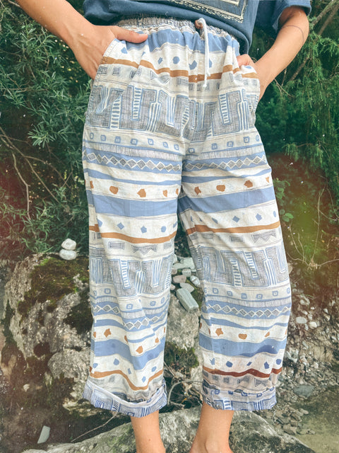 vintage summer pants long