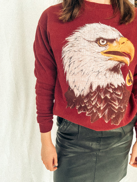 vintage eagle sweater