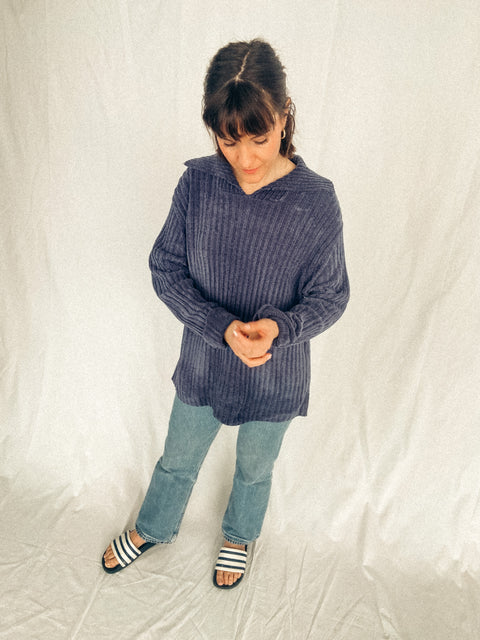 vintage 90s velvety jumper