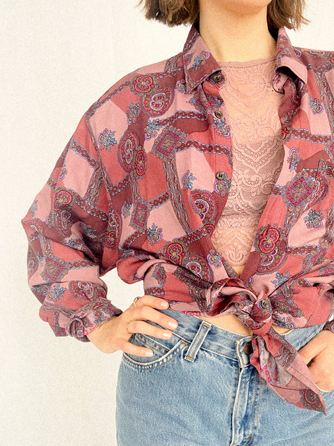 vintage paisley shirt