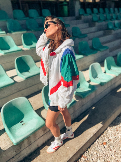 vintage sporty windbreaker