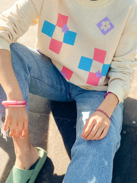 reworked vintage rubix sweater butter