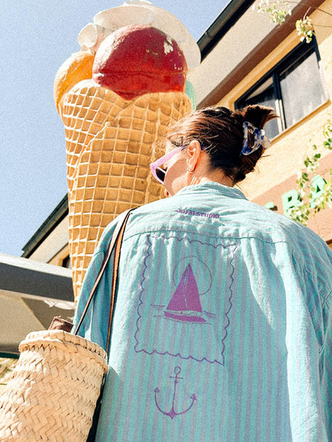 vintage shirt reworked sailor's tale