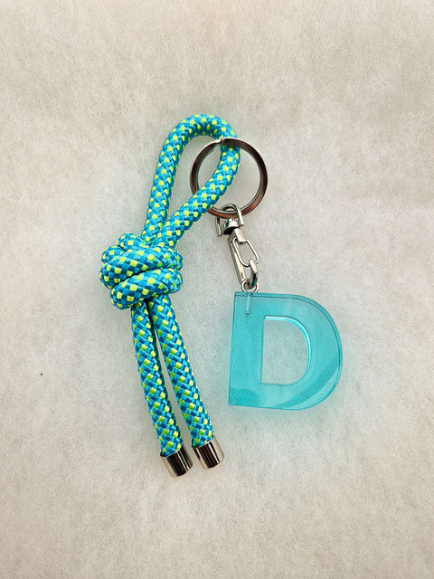 handmade keychain turquoise