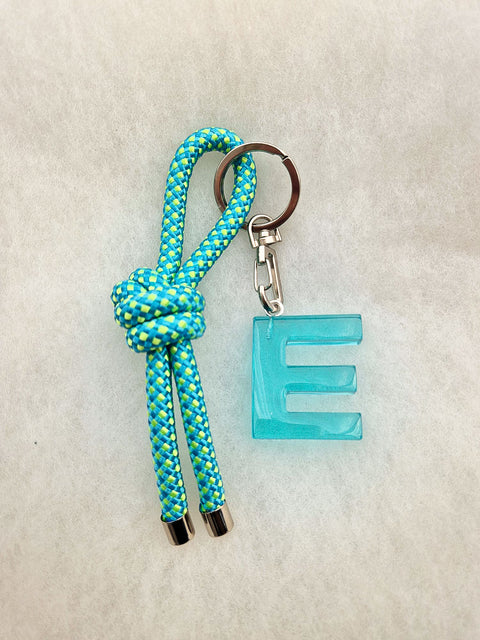 handmade keychain turquoise