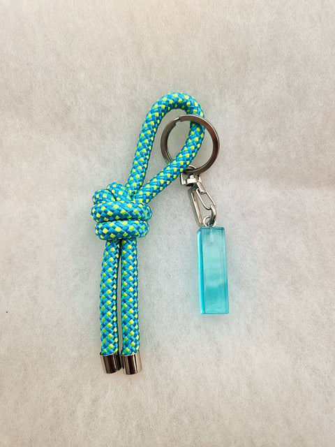 handmade keychain turquoise