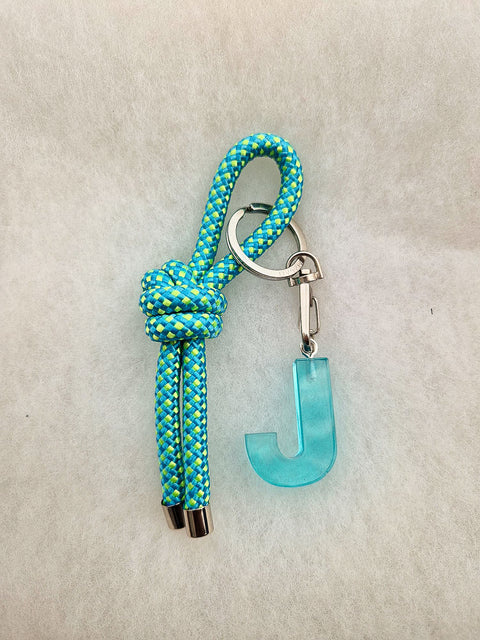 handmade keychain turquoise