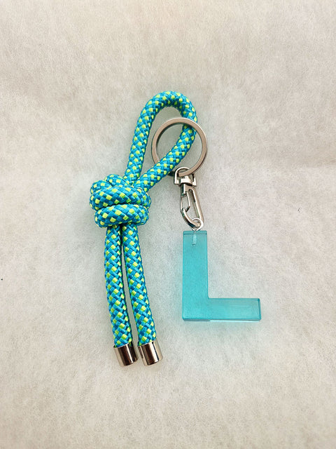 handmade keychain turquoise