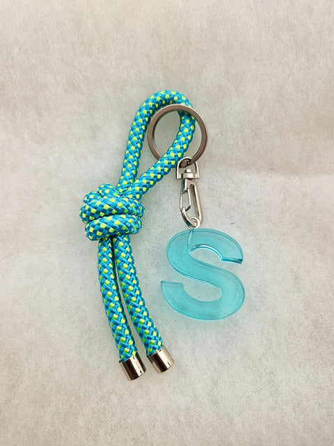 handmade keychain turquoise