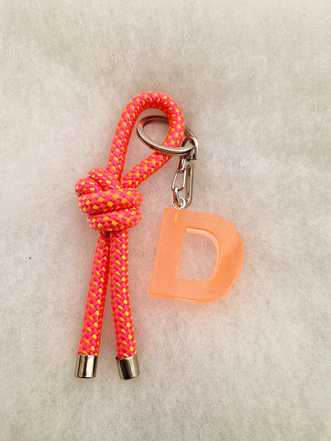 handmade keychain pink