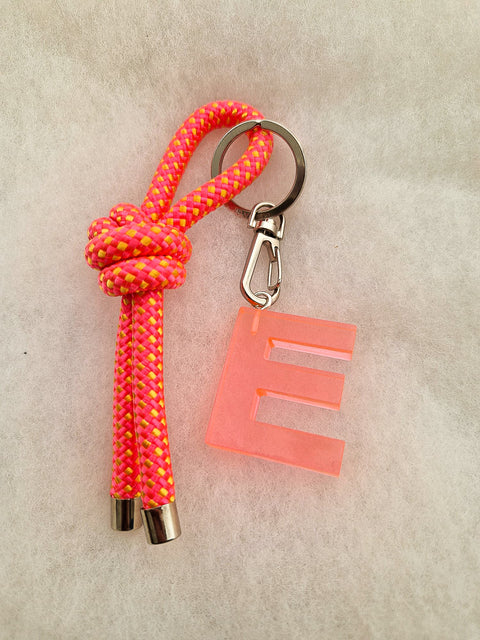 handmade keychain pink