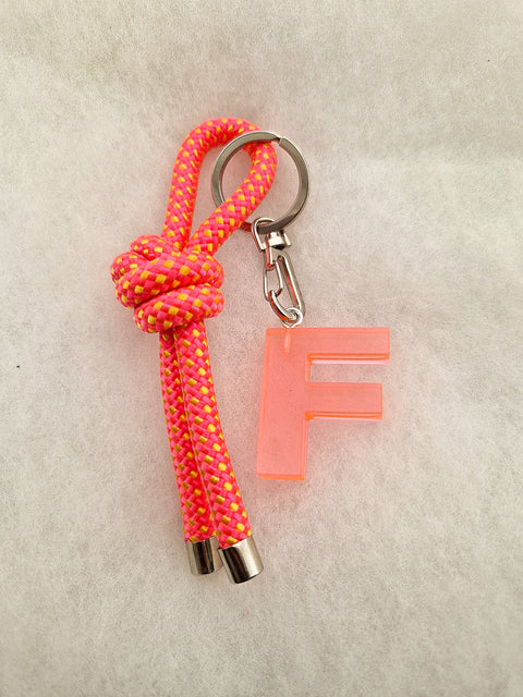 handmade keychain pink