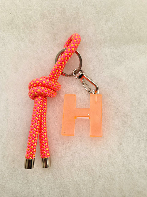 handmade keychain pink