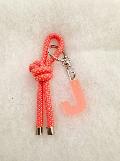 handmade keychain pink