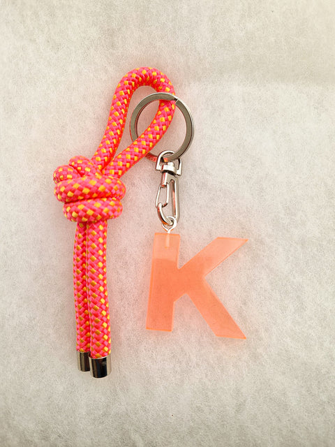 handmade keychain pink