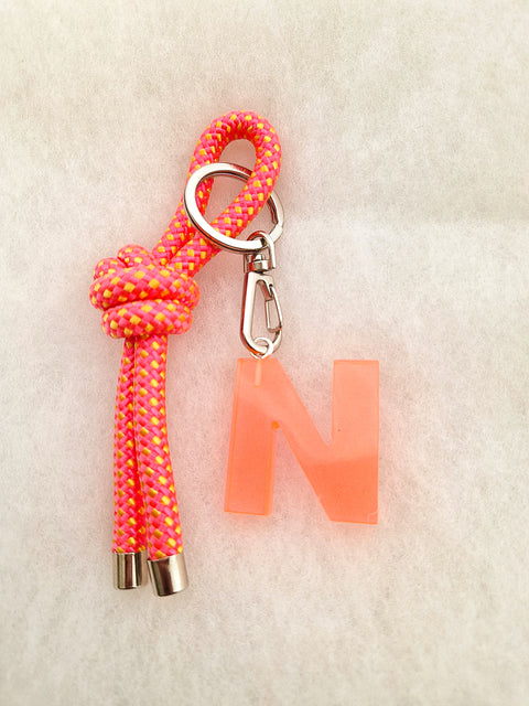 handmade keychain pink