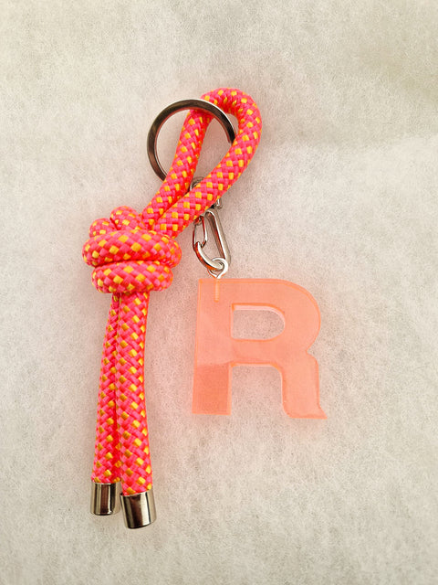 handmade keychain pink