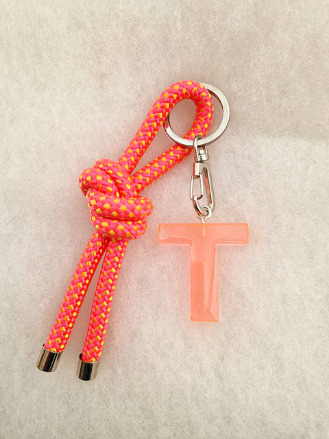 handmade keychain pink