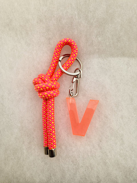 handmade keychain pink