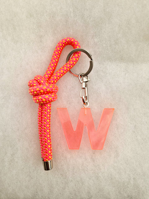 handmade keychain pink