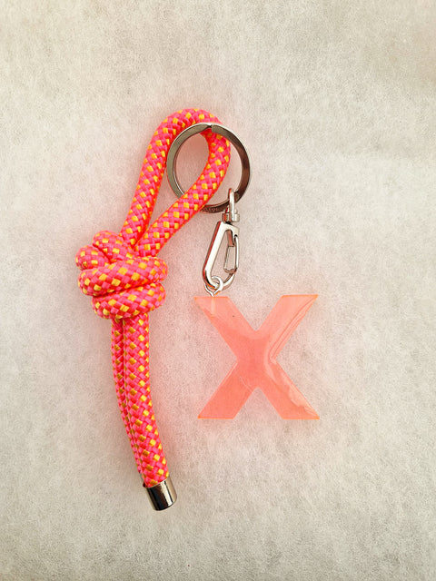 handmade keychain pink