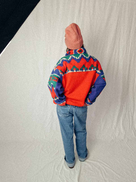 vintage fleece sweater expedition