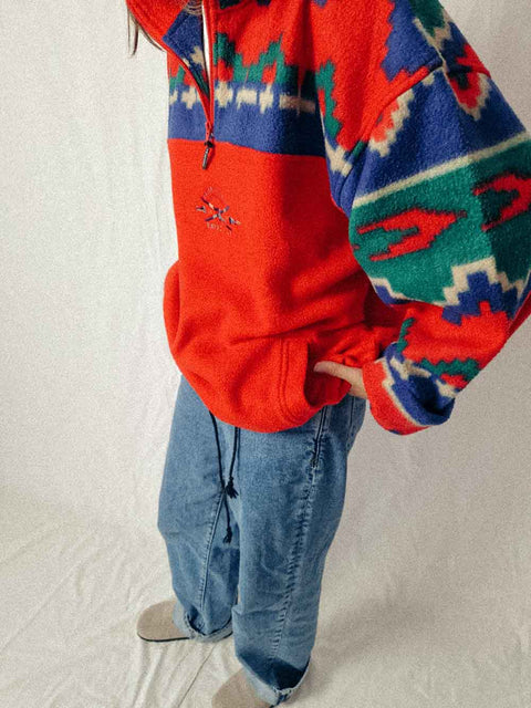 vintage fleece sweater expedition