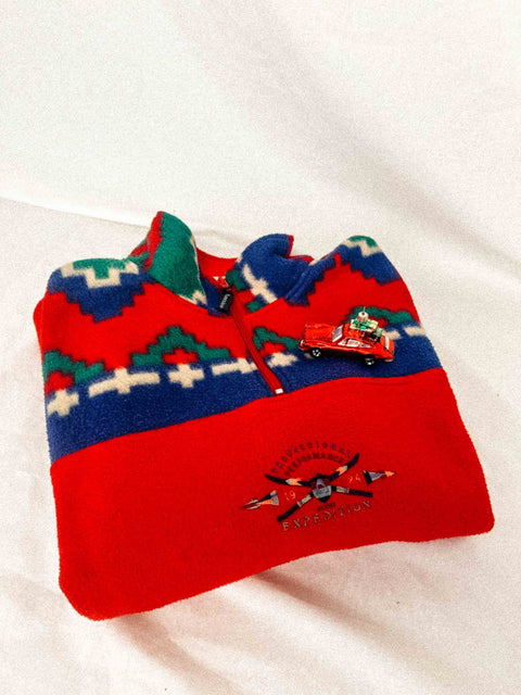 vintage fleece sweater expedition