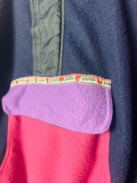 vintage fleece sweater pomodoro quadrato
