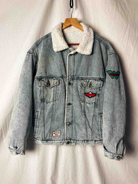 vintage denim jacket wild