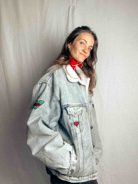 vintage denim jacket wild