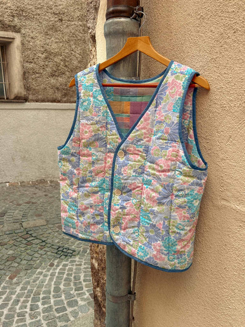 handmade vest pastel dream