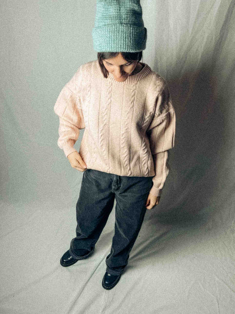 vintage pullover rosé